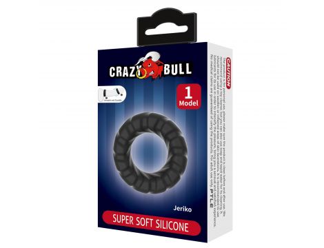 Pierścień erekcyjny supermiękki silikonowy Crazy Bull Jeriko - 7