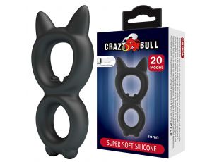 Pierścień erekcyjny super miękki silikonowy Crazy Bull Toran