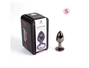 Aluminiowy korek analny Secret Play gunmetal 7 cm