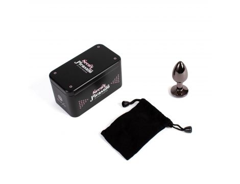 Aluminiowy korek analny Secret Play gunmetal 7 cm - 2