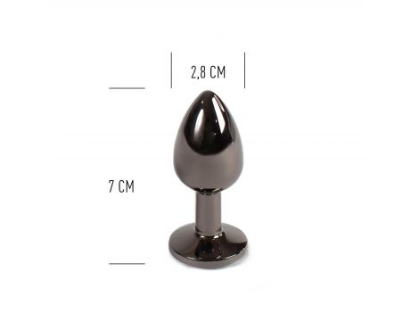 Aluminiowy korek analny Secret Play gunmetal 7 cm - 4
