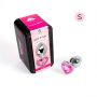 PINK HEART METAL BUTT PLUG S - 2