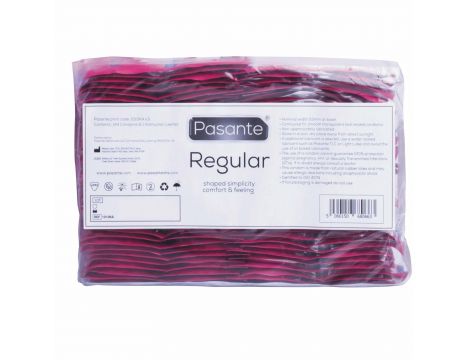Prezerwatywy Pasante Regular klasyczne naturalne 144 szt 19 cm