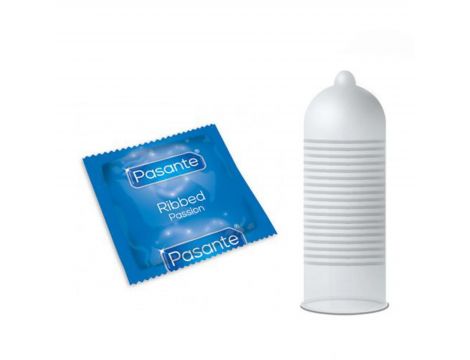Prezerwatywy prążkowane Pasante Ribbed Passion 144 szt - 3