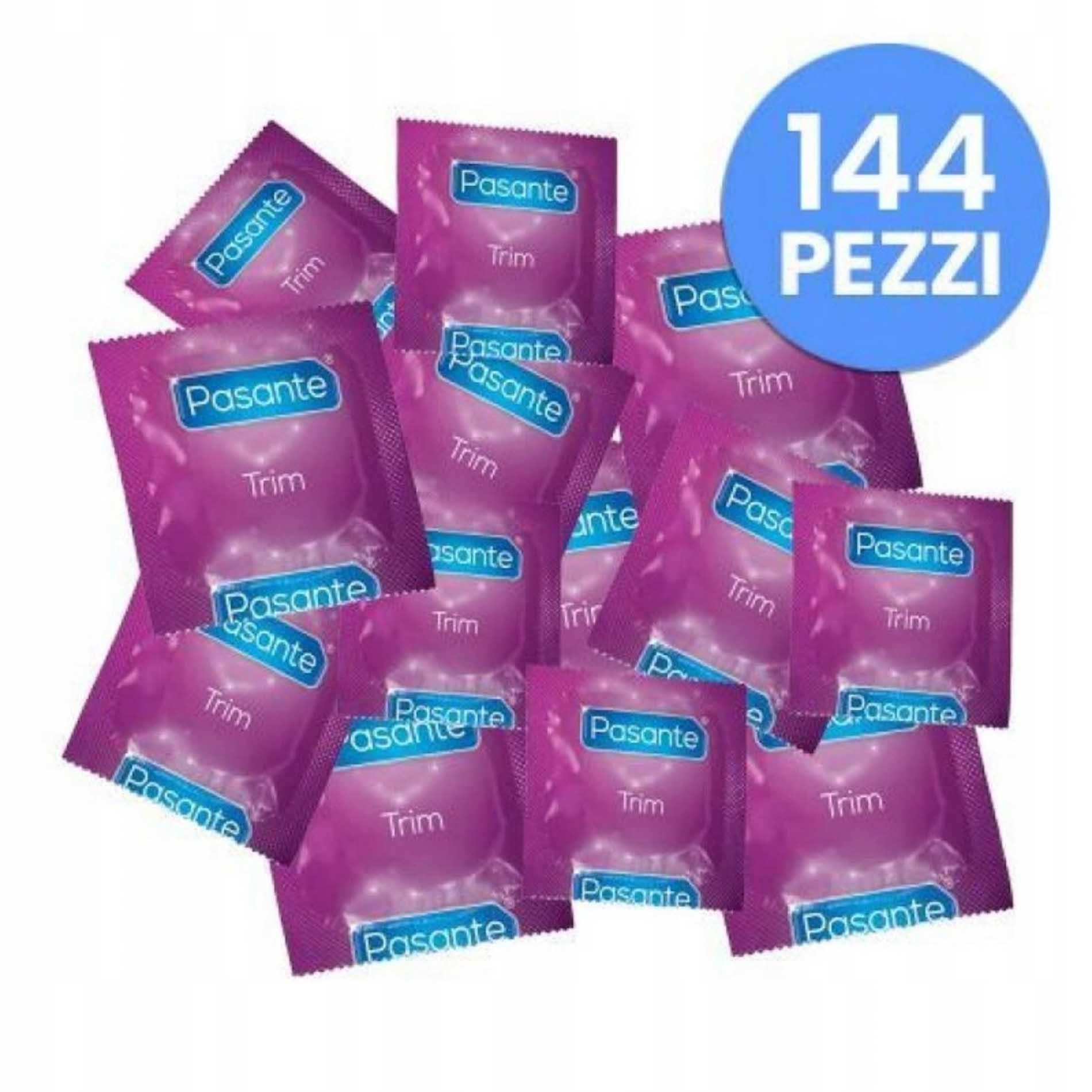 Pasante Trim Condoms Bulk Packs 144 Pcs