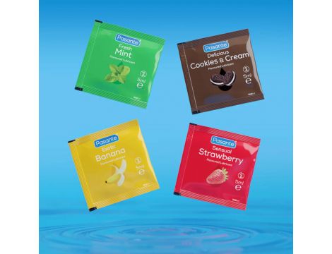 Smakowe Lubrykanty Pasante Zestaw 144 Saszetek 5ml - 2
