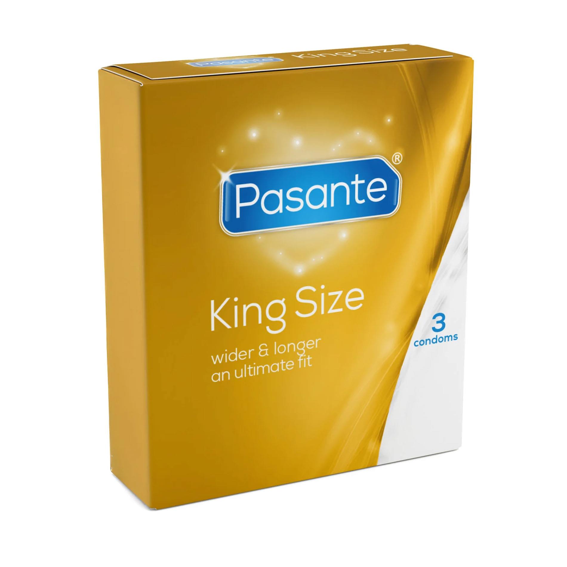 Pasante King Size Condoms 3 Pcs