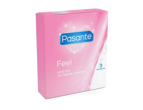 Prezerwatywy ultra cienkie Pasante Sensitive Feel naturalne 3 szt - 2