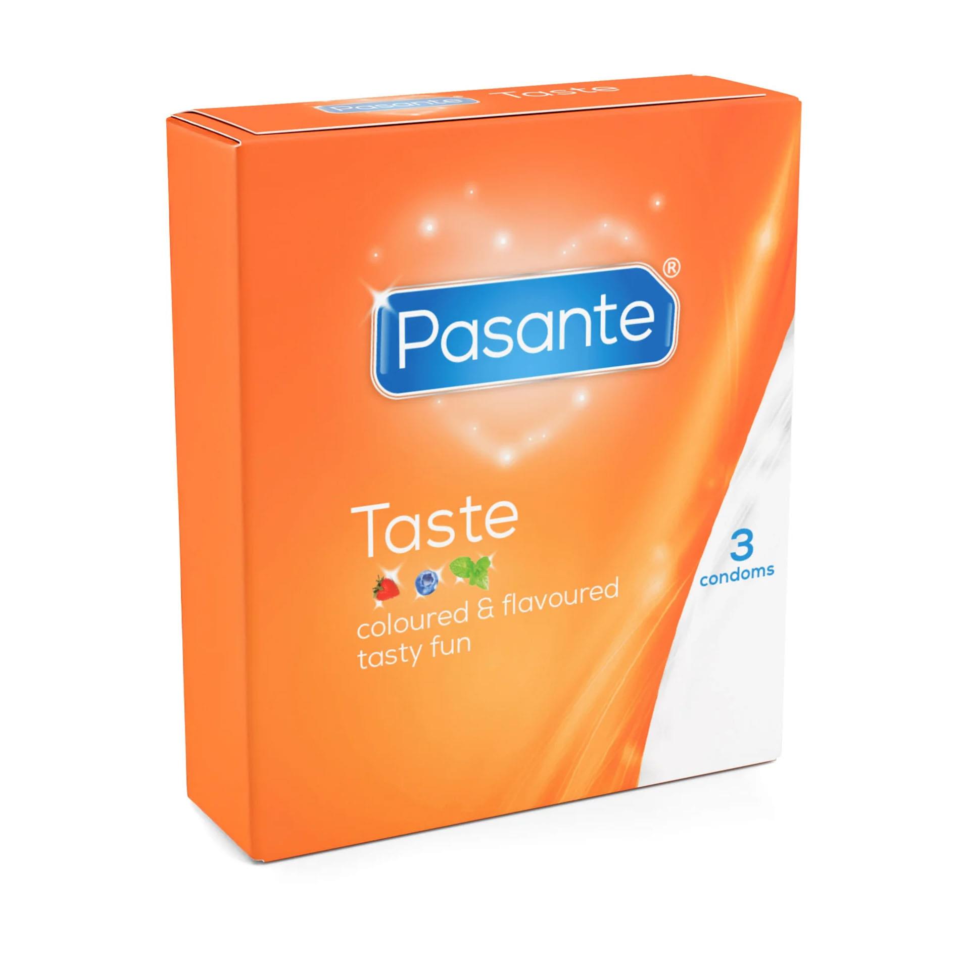 Pasante Flavours/Taste Condoms 3 Psc