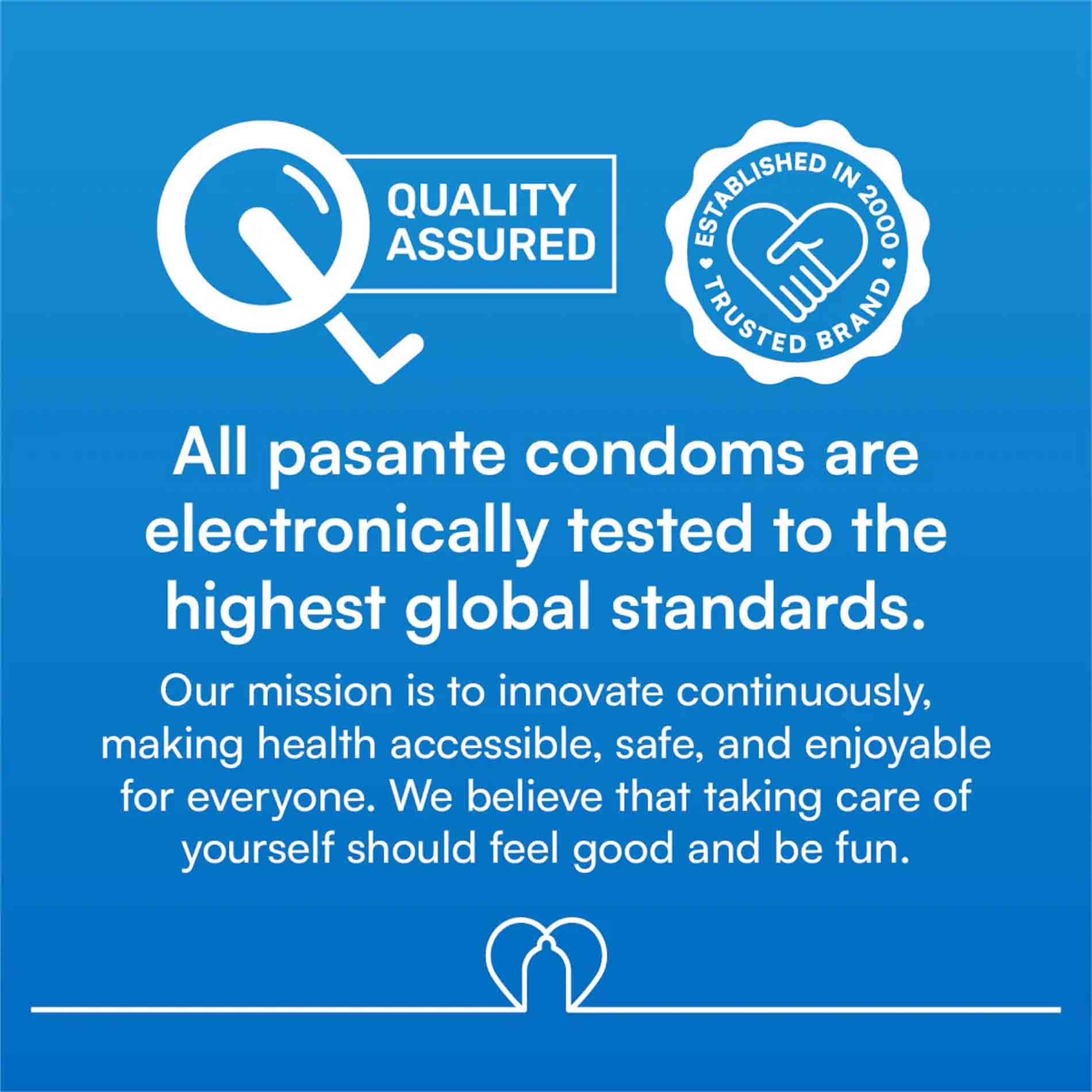Pasante Ribbed/Passion Condoms 12 Pcs
