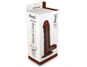 Dildo-FALLO REALISTICO REAL RAPTURE BROWN 10