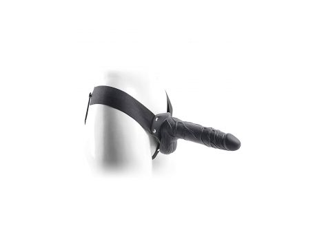 Proteza-FALLO STRAP ON CAVO REAL RAPTURE 8 BLACK WITH BALLS - 5