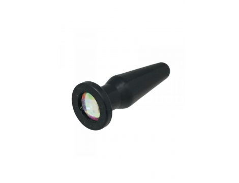 Plug-SOLID TPE PLUG WITH BIG DIAMOND - 2