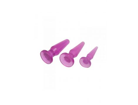 Plug-TPE ANAL PLUG 3 SIZES/ SET