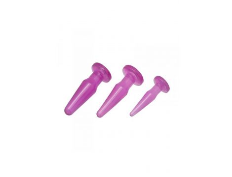 Plug-TPE ANAL PLUG 3 SIZES/ SET - 2