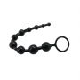 Stopniowany łańcuch analny Timeless Jelly 10 kulek PVC Toyz4lovers czarny - 4