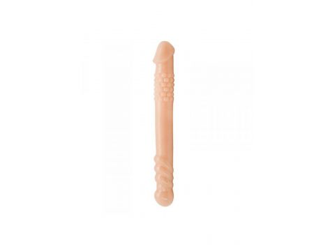 Dildo-PERFECT DOUBLE DONG. PREMIUM TPE MATERIAL.