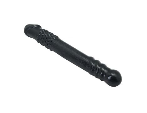 Dildo podwójne Timeless Twofold Toyz4lovers czarny 25 cm TPE