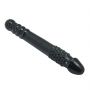 Dildo podwójne Timeless Twofold Toyz4lovers czarny 25 cm TPE - 3