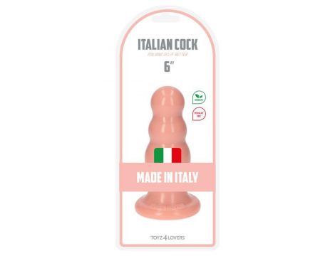 Korek analny z przyssawką Toyz4lovers cielisty 15 cm - 3