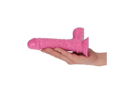 Dildo realistyczne PVC Michelangelo Toyz4lovers różowy 16 cm - 5