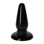 Korek analny Italian Cock Toyz4lovers czarny 12 cm - 2