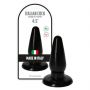 Korek analny Italian Cock Toyz4lovers czarny 12 cm - 5