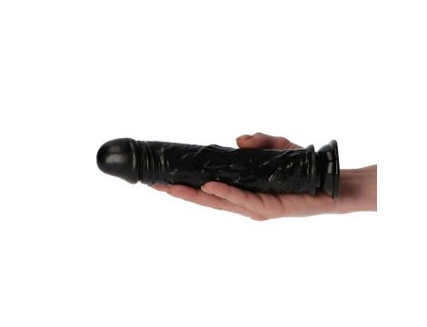 Dildo z cyberskóry Claudio Toyz4lovers czarny 18 cm - 2