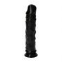 Dildo z cyberskóry Claudio Toyz4lovers czarny 18 cm - 2