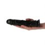 Dildo z cyberskóry Claudio Toyz4lovers czarny 18 cm - 3