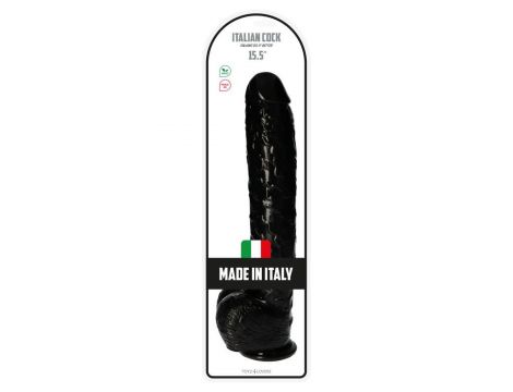 Dildo PVC Toyz4lovers czarny 40 cm - 6