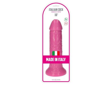 Dildo cyberskórzane Sansone Toyz4lovers różowe 25,5 cm - 6