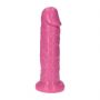 Dildo cyberskórzane Sansone Toyz4lovers różowe 25,5 cm - 4