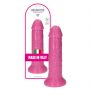 Dildo cyberskórzane Sansone Toyz4lovers różowe 25,5 cm - 6