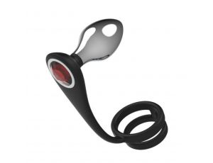 Masażer prostaty Pleasure Bully Toyz4lovers z pierścieniami 11,6 cm