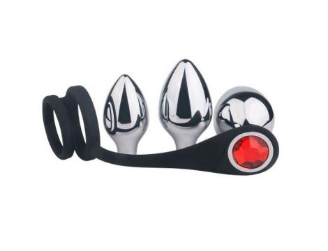 Masażer prostaty Pleasure Bully Toyz4lovers z pierścieniami 11,6 cm - 3