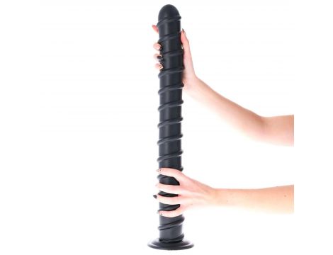 Korek analny spiralny Cabogirao Toyz4lovers czarny 58 cm - 2