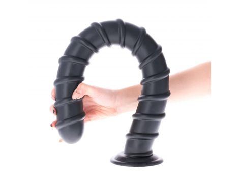 Korek analny spiralny Cabogirao Toyz4lovers czarny 58 cm - 3