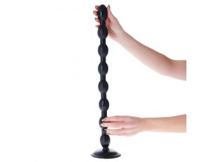 Korek analny Taranaki Toyz4lovers PCV czarny 52 cm