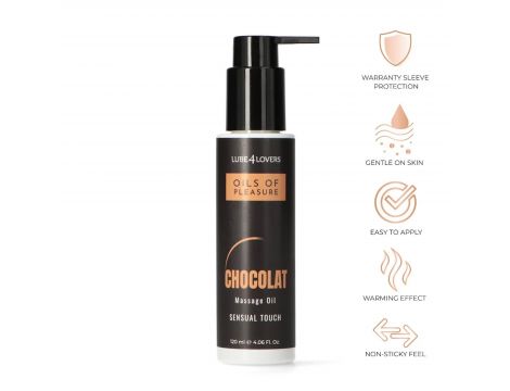 Olejek do masażu czekoladowy rozgrzewający Oils of Pleasure 120 ml