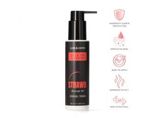 Oils of Pleasure – Strawberry Massage Oil 120 ml