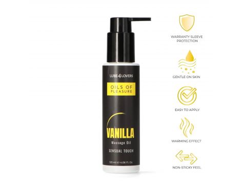 Oils of Pleasure – Vanilla Massage Oil 120 m