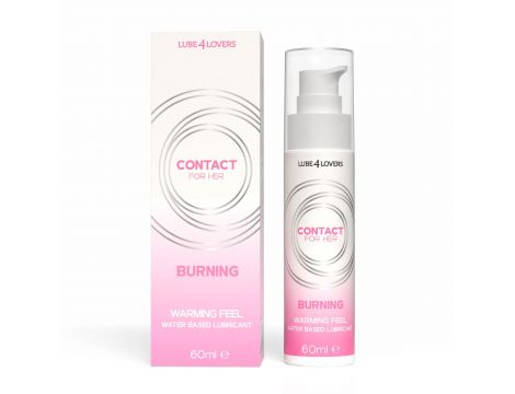 Lubrykant wodny waginalny rozgrzewający Lube4lovers 60 ml - 2