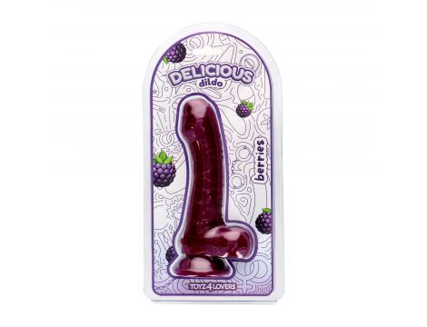 Dildo realistyczne jeżynowe Ben Berries Toyz4lovers 18,5 cm - 3