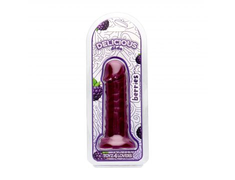 Dildo realistyczne jeżynowe Toyz4lovers Tom Berries 15 cm - 4