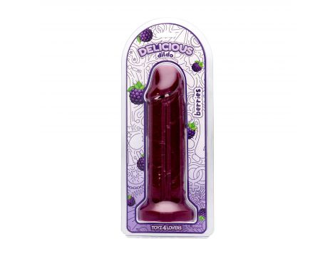 Dildo realistyczne Max Berries z zapachem jeżyny 25 cm - 5