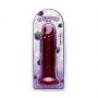 Dildo realistyczne Max Berries z zapachem jeżyny 25 cm - 6