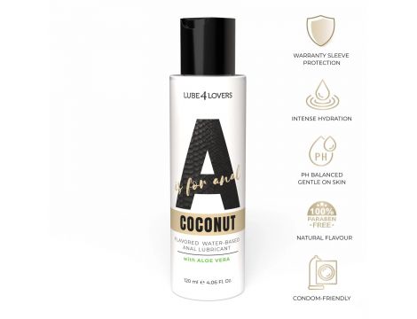 Lubrykant analny wodny kokosowy Lube4lovers 120 ml - 3
