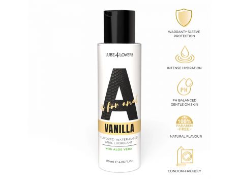 Lubrykant analny wodny waniliowy Lube4lovers 120 ml