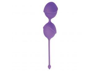 Kulki-PALLINE DELIGHT PUSSY LICHEE SILICONE PURPLE